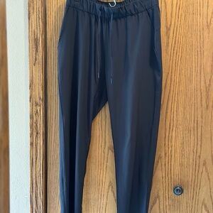 Mono B  Lightweight Drawstring Pants - Black Women's